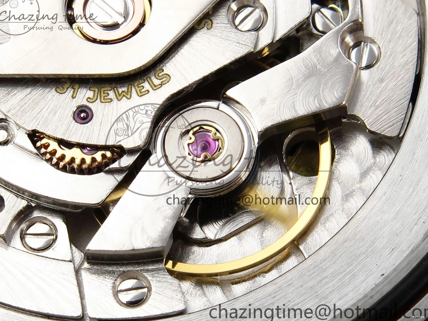 MiroTime 0328 ComfortFit DayDate 40 SS GSF Gain Weight Gray Stick Dial on President Bracelet A 1927